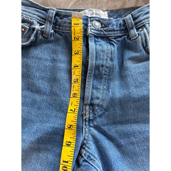 We The Free Cotton Straight Leg Frayed Jeans - Picture 7 of 7